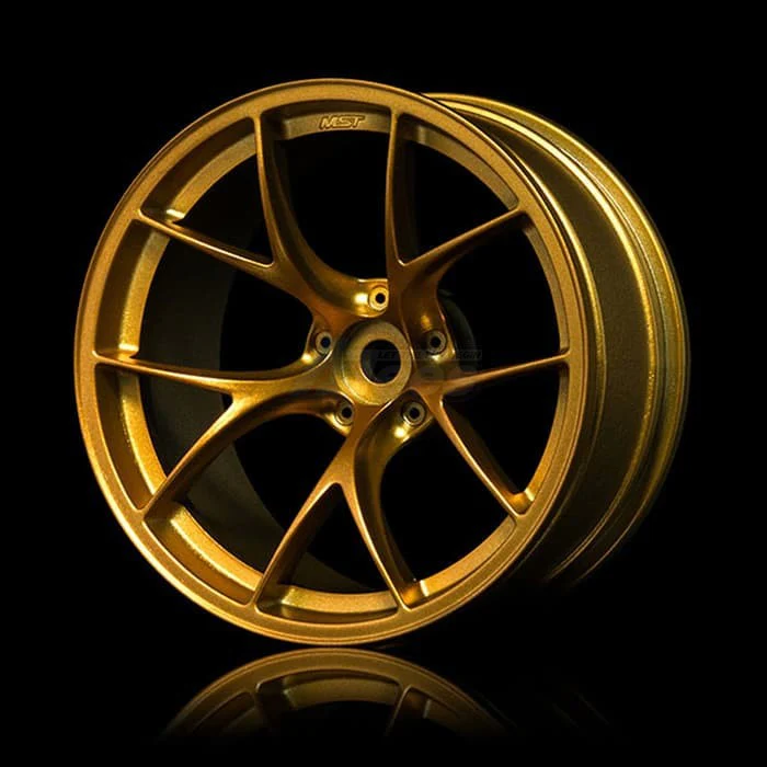 1-10 BBS CI-R (SPLIT 5 SPOKE) RID DEEP CONCAVE GOLD - 8 Offset Drift Rims (4-Pack) [MST] 832043GD