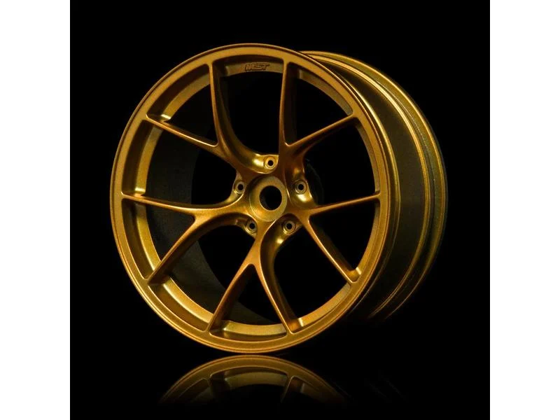 1-10 BBS CI-R (SPLIT 5 SPOKE) RID GOLD - 5 Offset Drift Rims (4-Pack) [MST] 832042GD