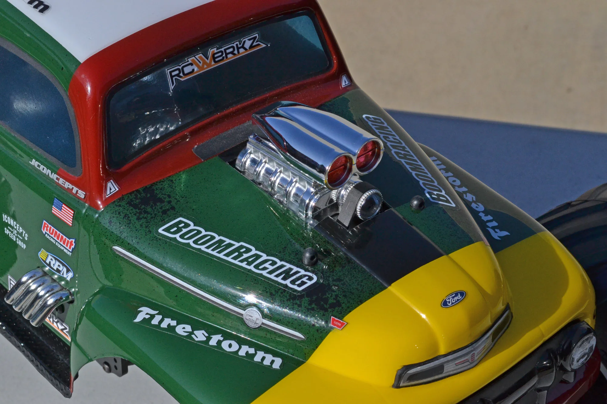 1/10 Shotgun Style Mock Intake & Blower Set [RPM] 73543 - Image 3