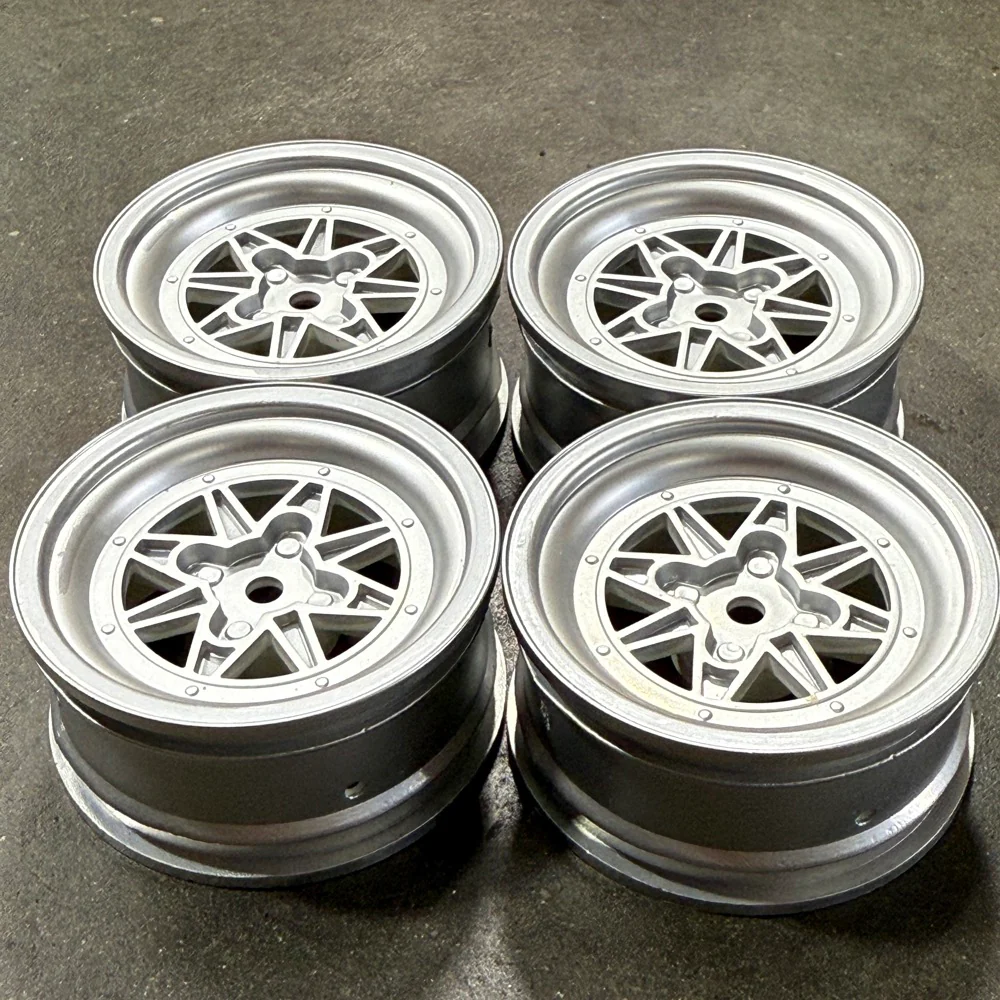 1-10 SSR MK3 RIMS +3 MATTE SILVER (4 PACK)  WHEELS [K FORCE] SSRMK3-MS - Image 2