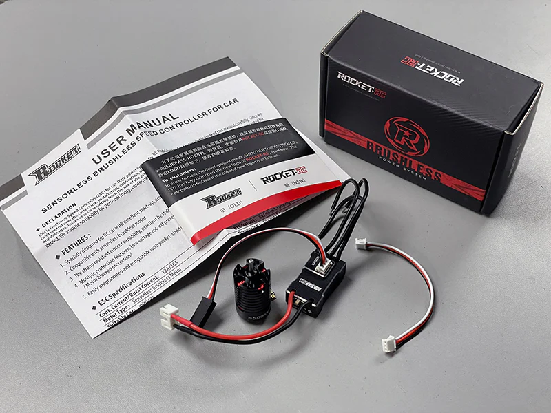 1-28 1-24 Mini Brushless 18A ESC and Motor 5500kv COMBO [Rocket]  ROCKETCOMBO - Image 2