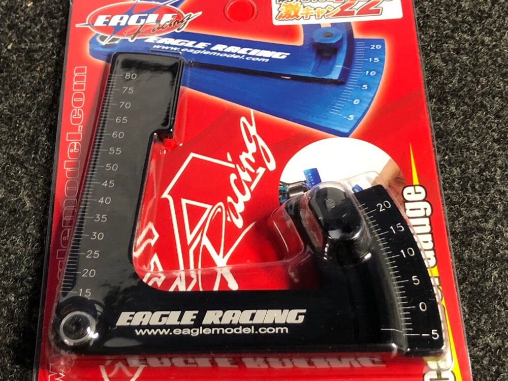 22 Degrees Aluminum Black Camber Gauge Tool [Eagle Racing] 3791V3-BK - Image 4