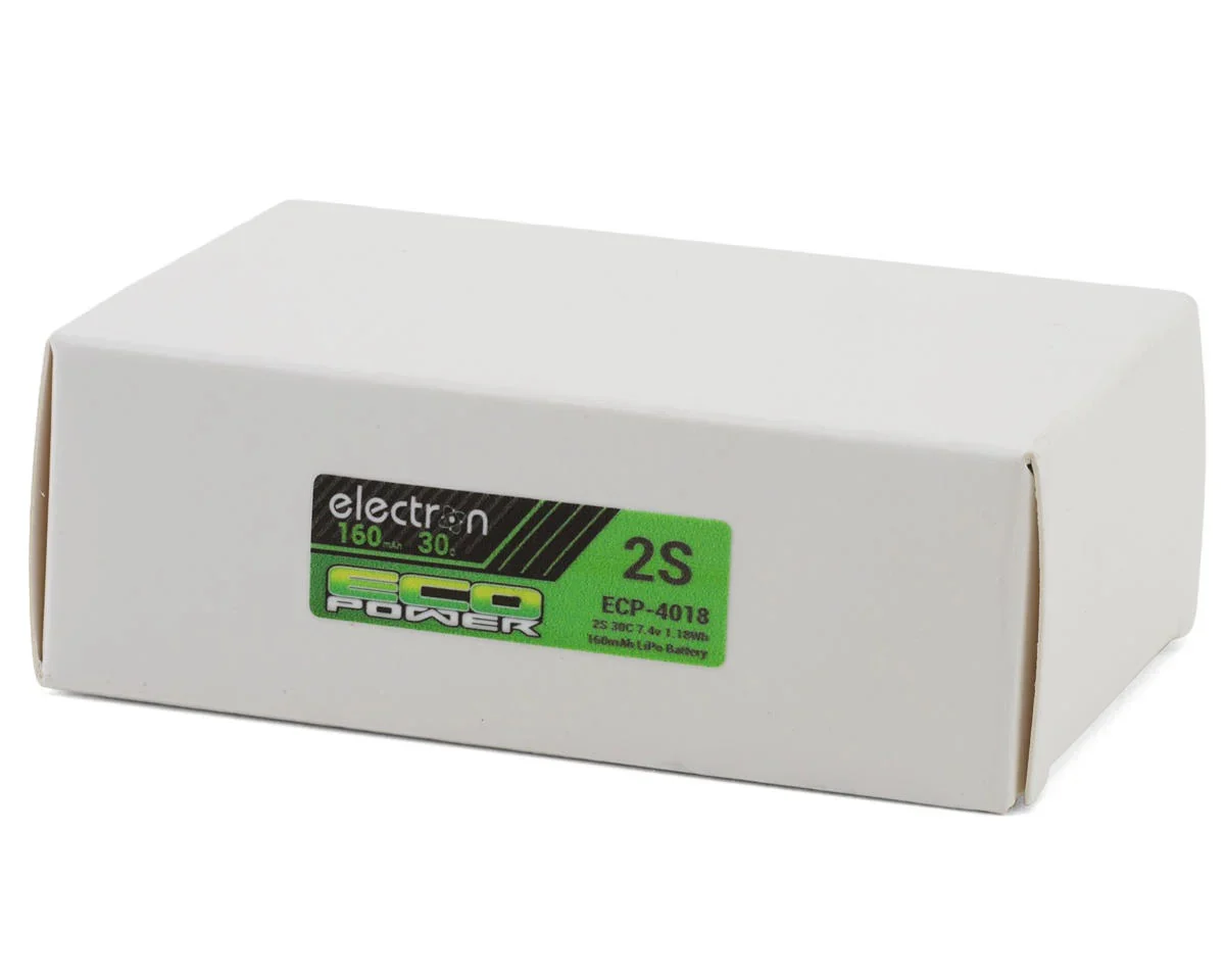 Electron 2S 30C LiPo Battery Pack 7.4V/160mAh-Axial® SCX30™ [EcoPower] ECP-4018 - Image 2