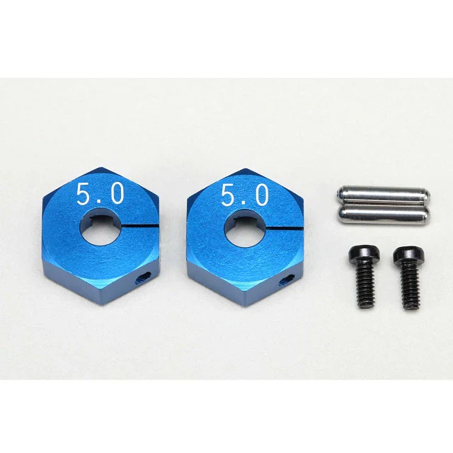 5.0mm Thick Wheel Hex Hub (BLUE)  [Yokomo] Y2-011CBL5