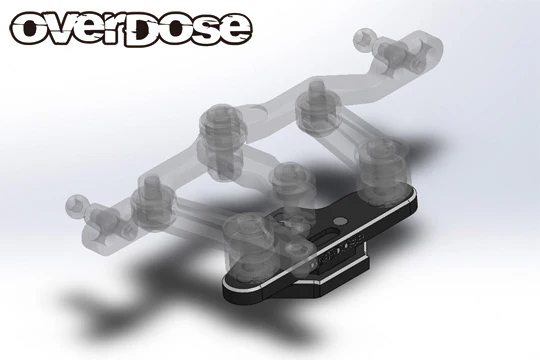 Adjustable Steering Base for TRIPLE LINK Steering Wiper GALM RED PURPLE BLACK [OVERDOSE]  OD3903 OD3904 OD3905 - Image 2