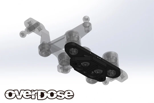 Adjustable Steering Base for TRIPLE LINK Steering Wiper GALM RED PURPLE BLACK [OVERDOSE]  OD3903 OD3904 OD3905 - Image 3