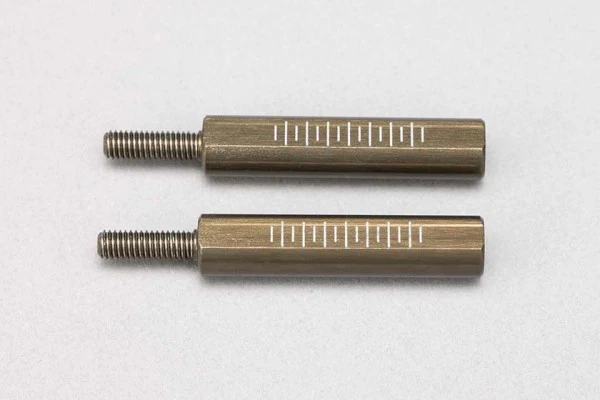 Aluminum 27mm Rod end adapter for Front lower A arm- 2 Pack [Yokomo] D-156-27AA