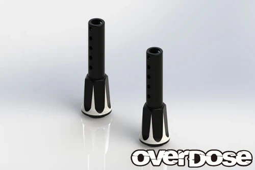 Aluminum BODY POST FRONT Mount Set for GALM - GALM v2 (BLACK)  [Overdose] OD2662B