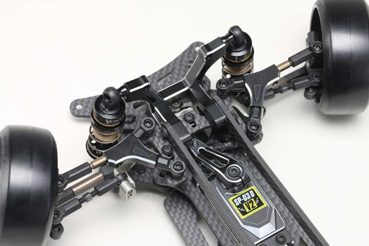 ALUMINUM FRONT UPPER ARM SET FOR MD 1.0 [YOKOMO] MD-008FUA