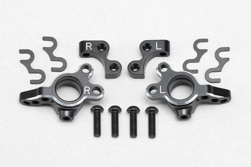 Aluminum Lightweight Front Steering Block (Variable Kingpin Angle) Knuckles YD2 YD-2 [Yokomo] Y2-415SALA
