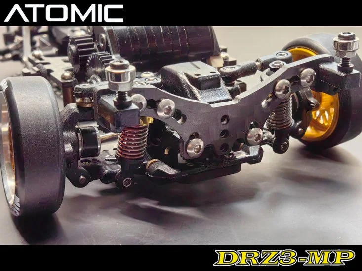 Atomic RC - DRZ3 MP 1-28 RWD Drift Car Kit (NO ELECTRONICS) [ Mini-Z Size ] DRZ3MP-KIT - Image 4