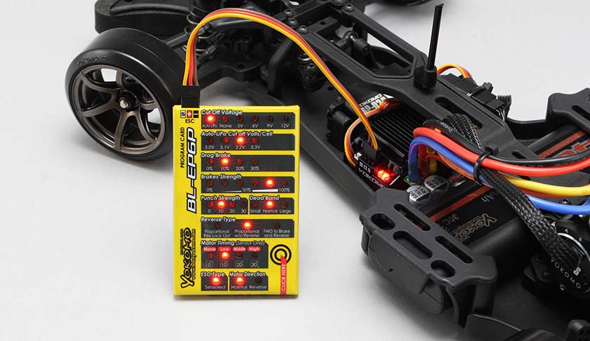 BL-EP6 (60A) 2S-3S Sensored - Sensorless Brushless Electronic Speed Control ESC [Yokomo] BL-EP6A - Image 3