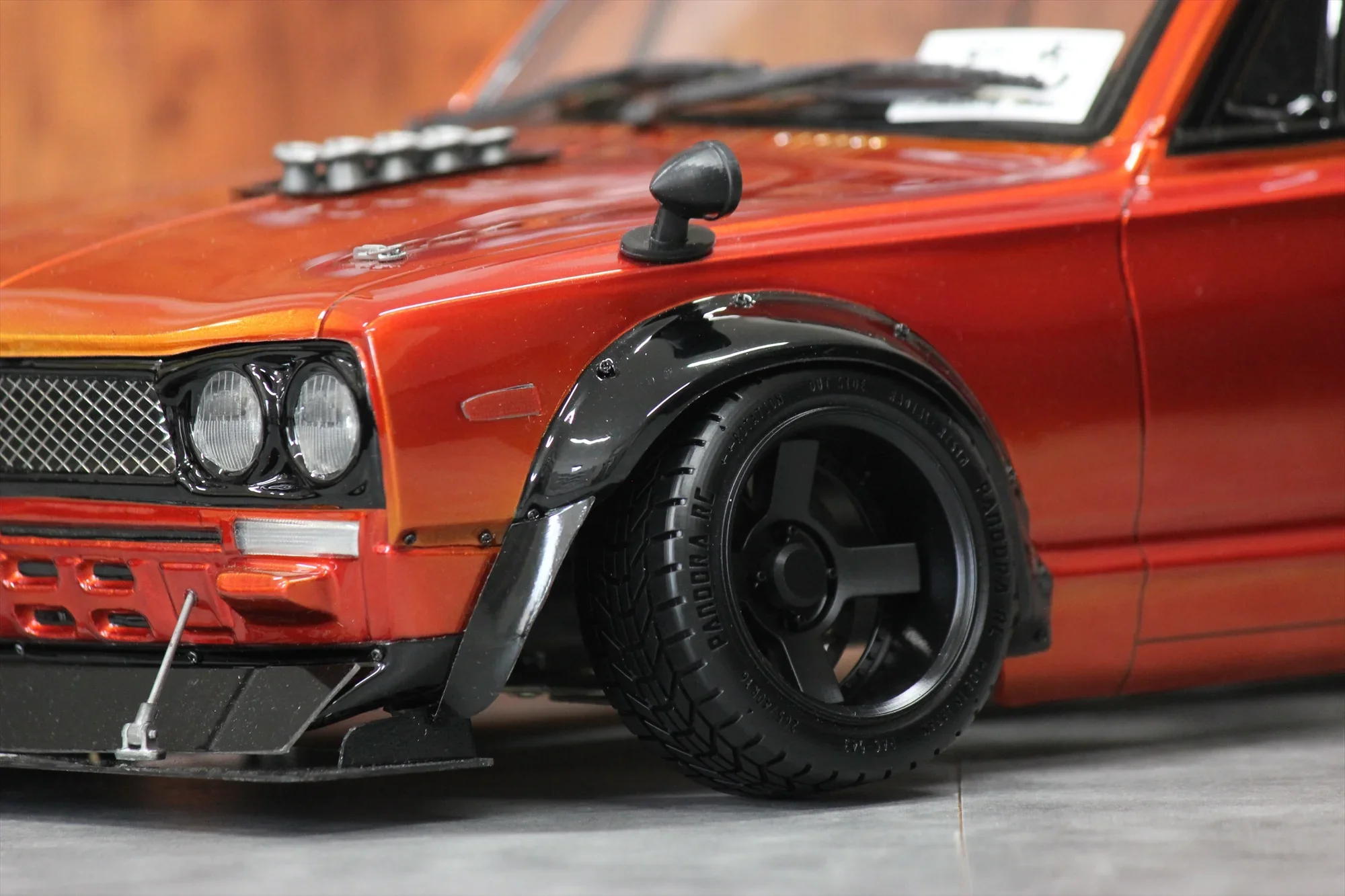 DISPLAY SMALLER DIAMETER RIM ZERO4 4 SPOKE - 26mm WHEEL (inch down) [Pandora RC] PAC-543 - Image 2