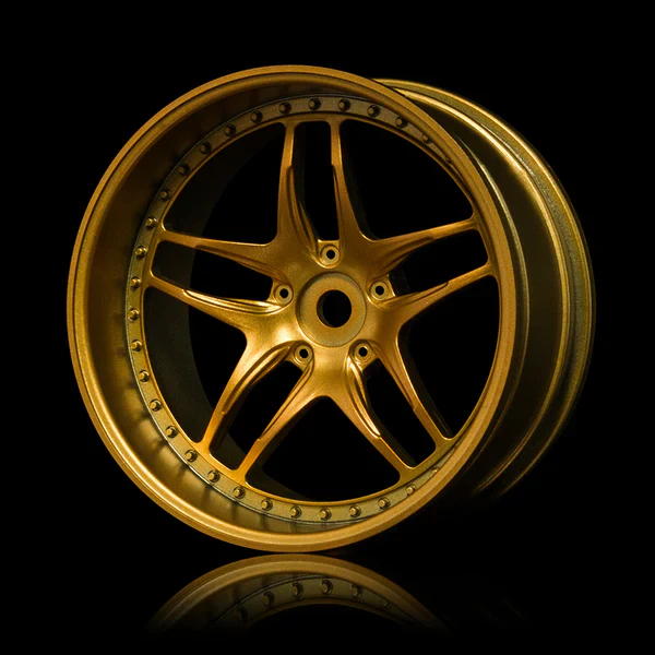 Gold FB 5 Spokes - 8 Offset 1-10 Rims (4-Pack) [MST] 832047GD