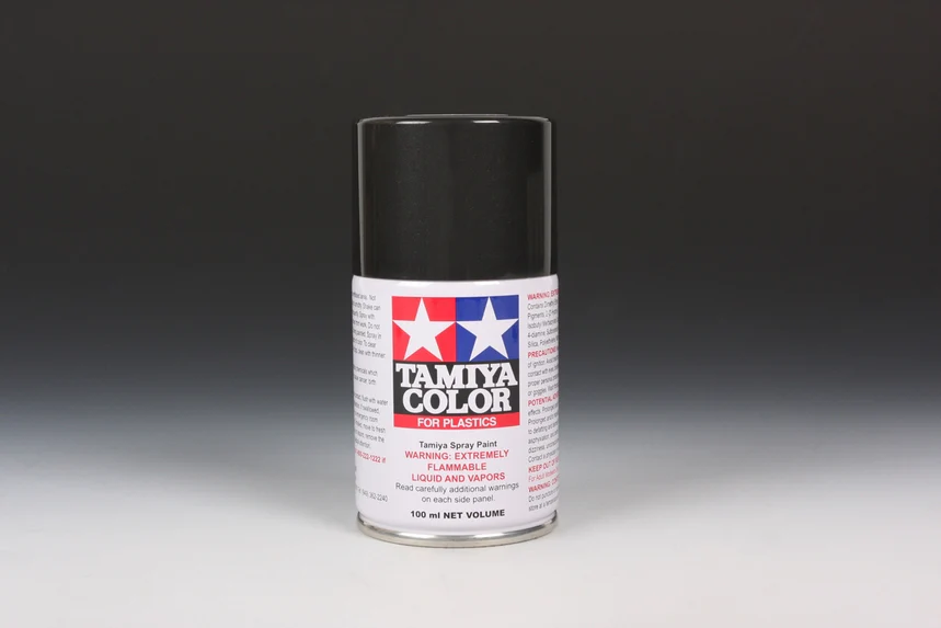 GUN METAL - Lacquer Spray Paint 100ml (For Plastic Models) TS-38 [Tamiya] 85038 - Image 2