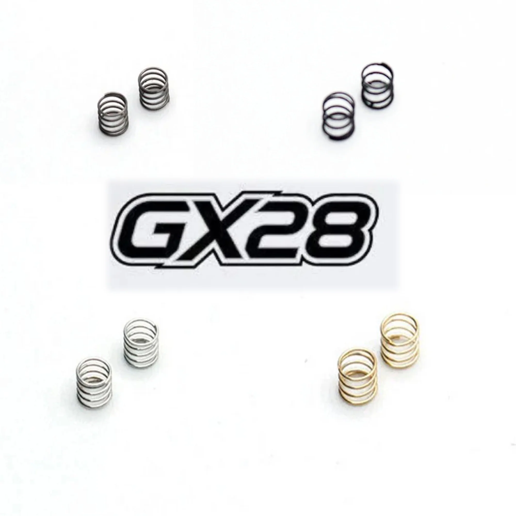 1-28 GX28 Front Suspension Springs - Super Soft Medium Hard Gray Black Silver Gold [Reflex Racing] GX28A-01 GX28A-02 GX28A-03 GX28A-04