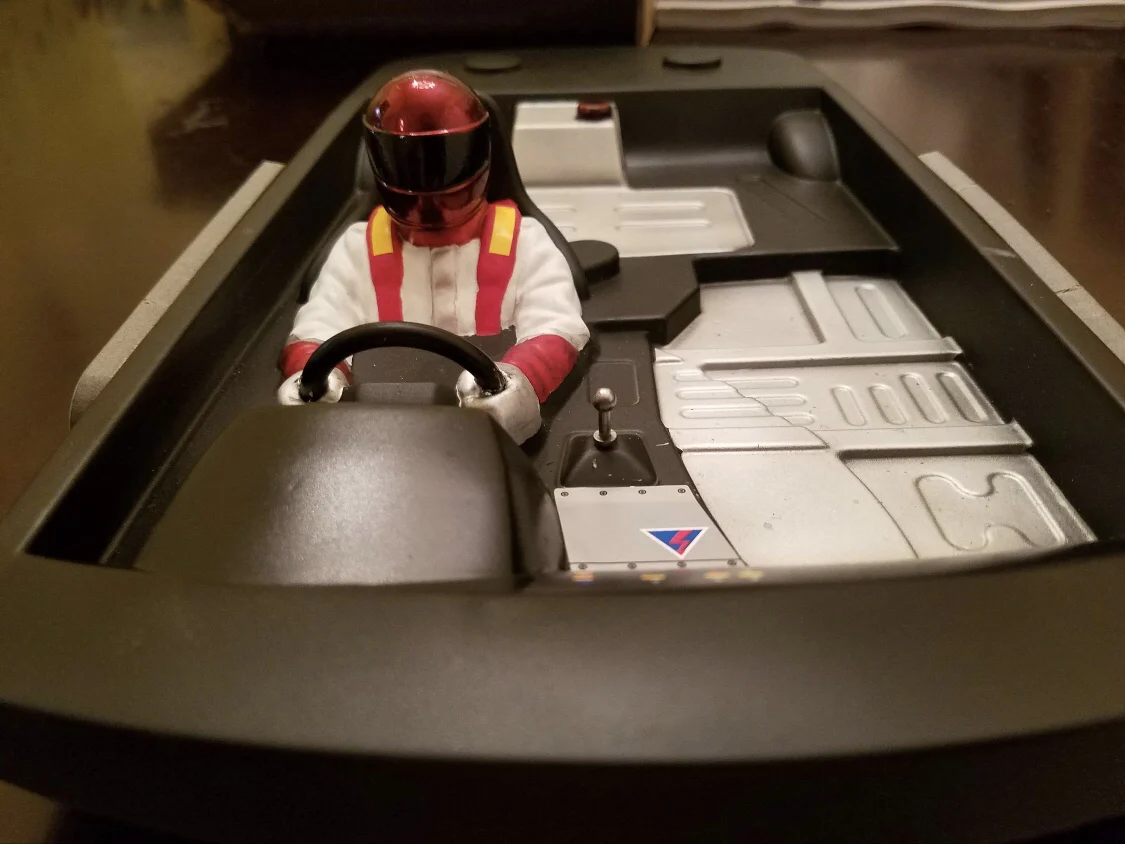 Interior Cockpit Set (With Helmet) Scale Driver RIGHT HAND DRIVE RHD [Tamiya] 54157 (Unpainted) - Image 5