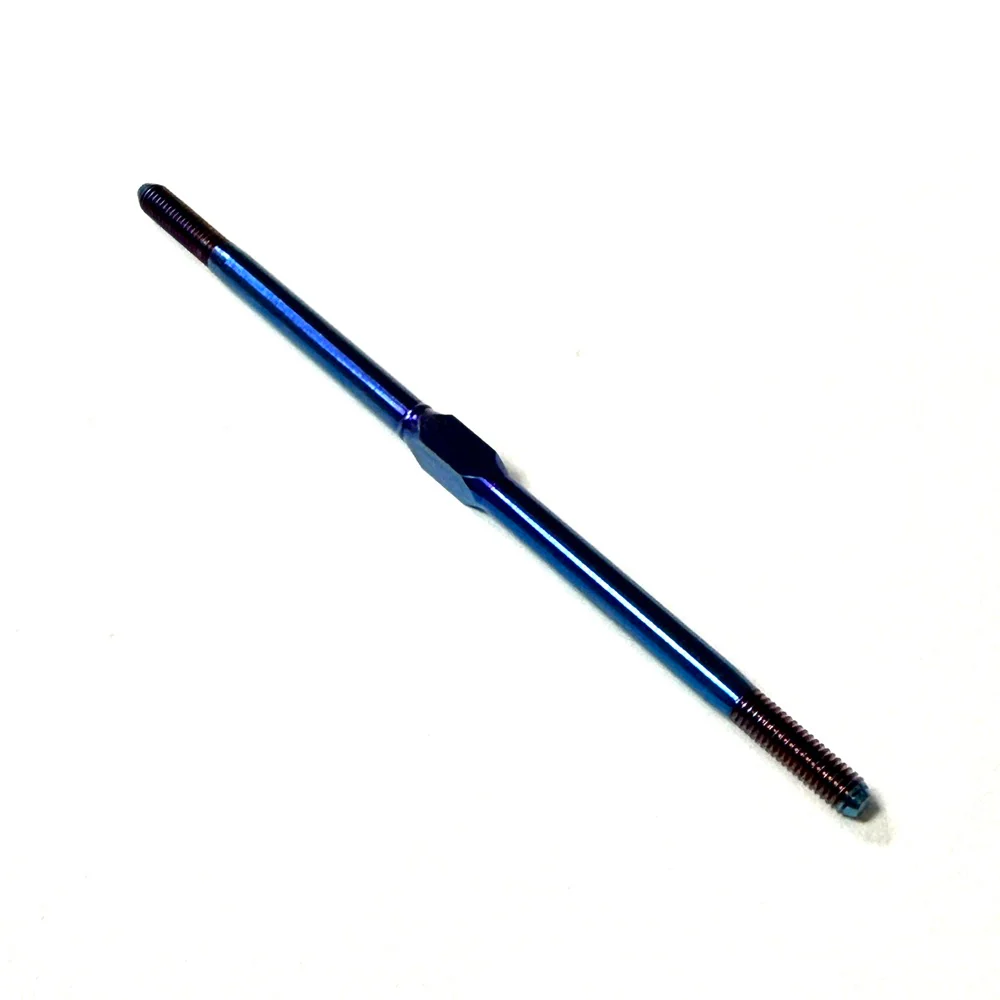 M3 x 82mm (SERVO LINK) BURNING BLUE TITANIUM TURNBUCKLE [Scale Reflex] SR841490-BLUE
