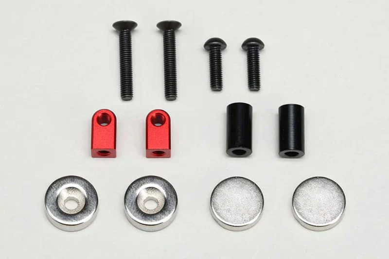 Magnetic Body Mounts - FRONT (RD SD YD-2) BLACK RED PURPLE BLUE [Yokomo] ZS-016MGF ZS-016MGFBL ZS-016MGFP  ZS-016MGFR - Image 4