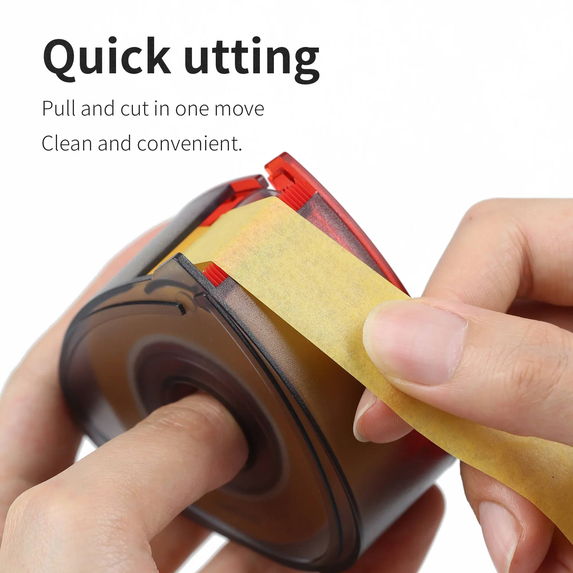 Masking Tape Dispenser (25mm max width) Red Blue Container Dustfree Storage [DSPIAE] MT-B01 MT-B02
