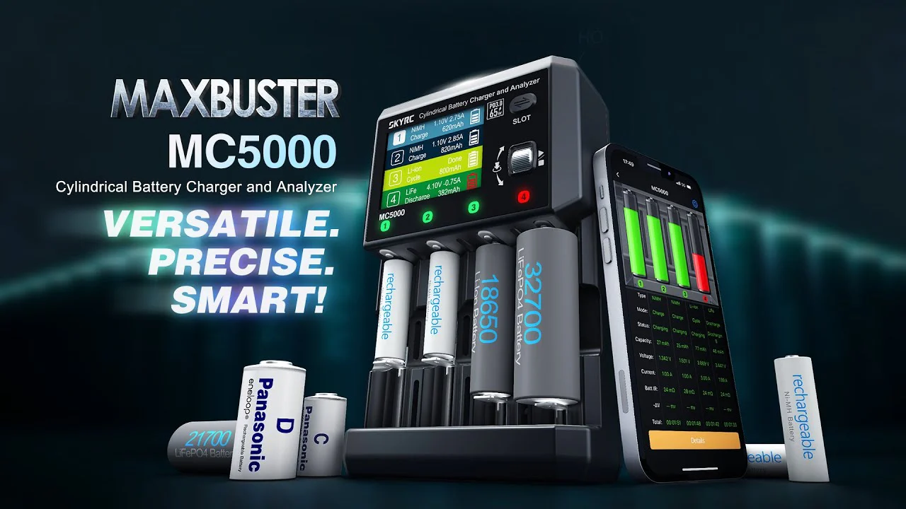 MC5000 Maxbuster Battery Charger & Analyzer (AA/AAA/18650) [SKY RC] SKY-100214-02 - Image 2
