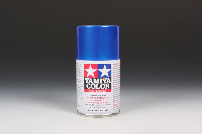 MICA BLUE - Lacquer Spray Paint 100ml (For Plastic Models) TS-50 [Tamiya] 85050 - Image 2