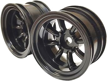 MINI Watanabe RS-8 (M-CHASSIS SIZE) Black 8mm Offset [Topline] TMW-081BK