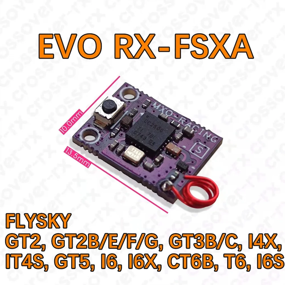 MINI-Z EVO FLYSKY AFHDS-1A/2A (MR-03EVO/MA-030EVO) Receiver Conversion Receiver Module [MXO RACING] EVO-RX-FXSA