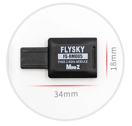 Mini-Z FHSS MODULE for 4PM PLUS AND NB4 (CONNECT TO EVO-READYSET) [FLYSKY] RM005 RM-005