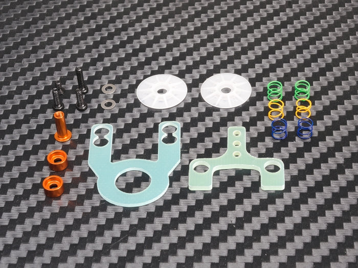 Mini-Z MR02/03 Multi Length Disk Damper Set (Black - Orange - Blue) [PN Racing] MR2060 - Image 2