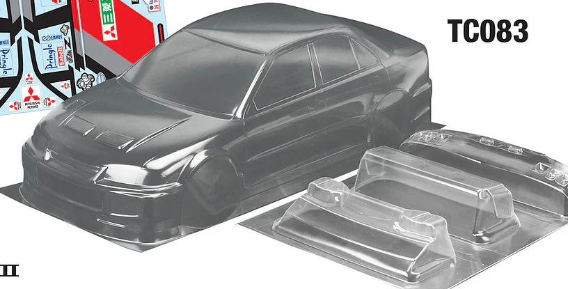 Mitsubishi Lancer Evo III Evolution 3 1-10  Body Shell [Quality RC] QRC-083-EVO3 - Image 2