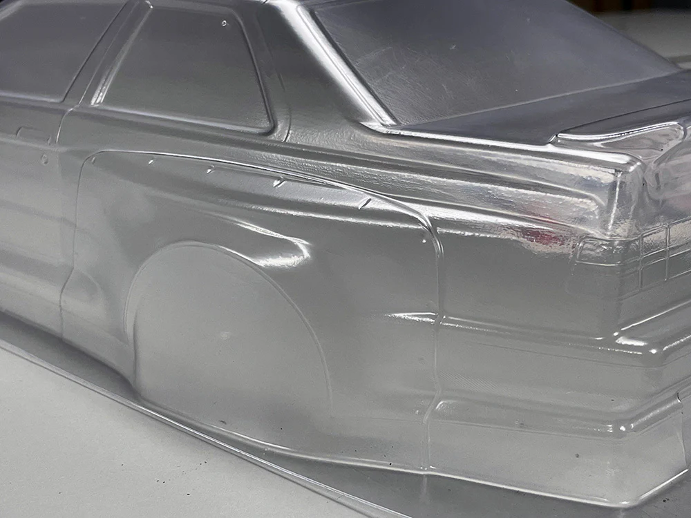 MOLDED BMW E30 M3 PANDEM ROCKET BUNNY(already attached)  1-10  Body Shell [Quality RC] QRC-003 - Image 2