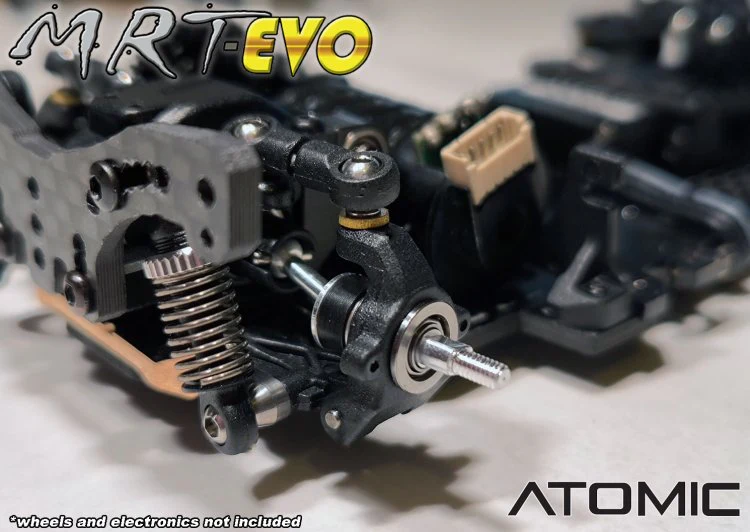 MRT EVO CHASSIS KIT 1-28 CARBON FIBER MINI-Z SIZE [ATOMIC] MRTEVO-KIT - Image 2