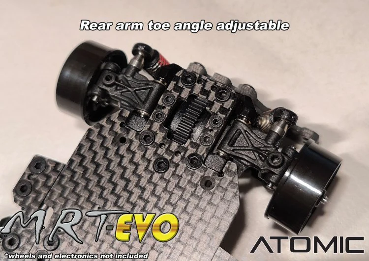 MRT EVO CHASSIS KIT 1-28 CARBON FIBER MINI-Z SIZE [ATOMIC] MRTEVO-KIT - Image 5
