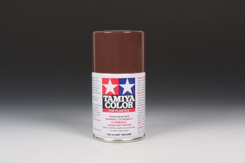 NATO BROWN - Lacquer Spray Paint 100ml (For Plastic Models) TS-62 [Tamiya] 85062 - Image 2