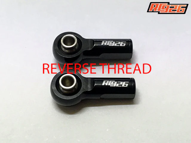 Pillow Ball M3 (REVERSE THREAD) Screw Black ROD ENDS BALL STUD CUP (1 SET) [RC926] KN-CP02BK