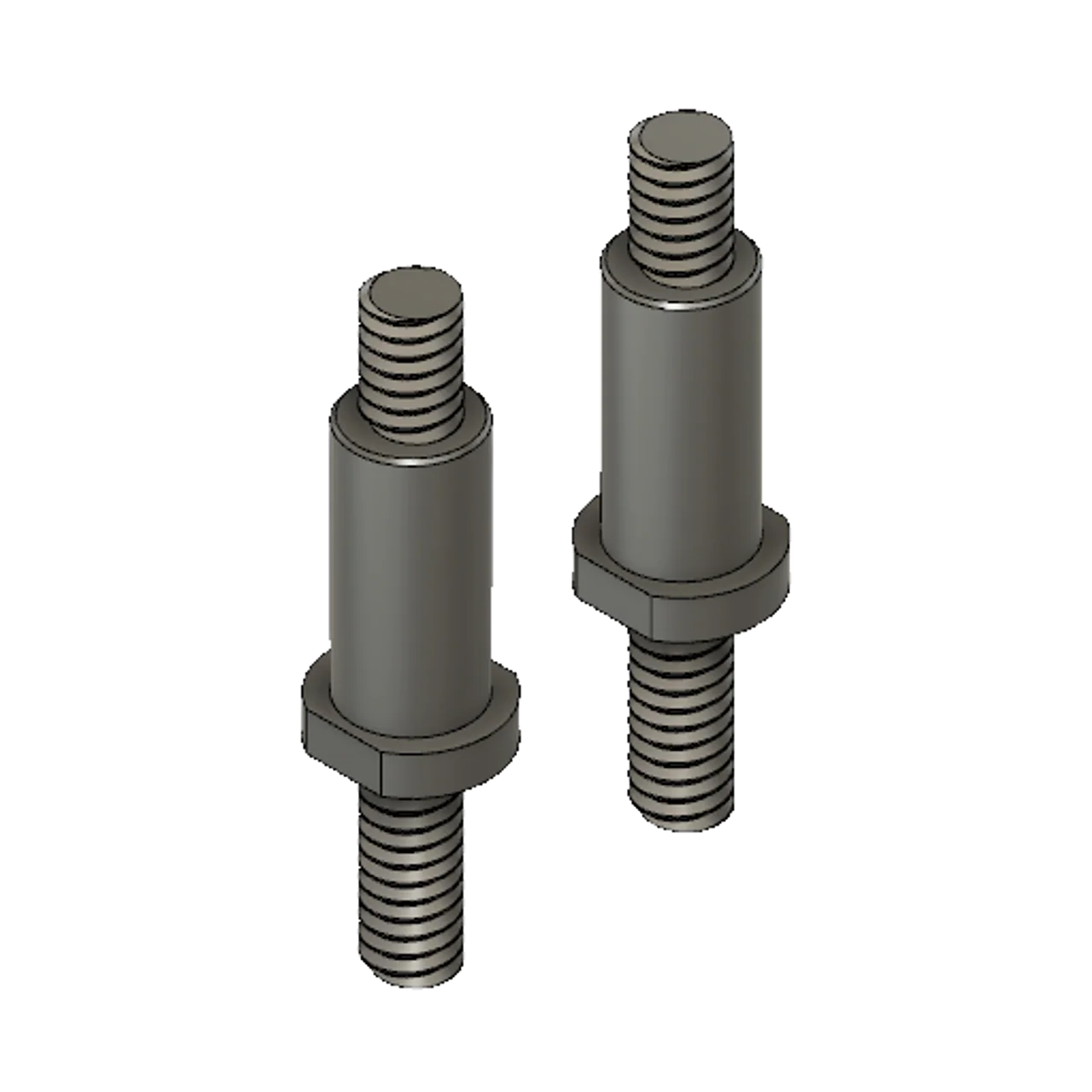 R.1 Front Axles (2pcs) - R.1 1-28 [MWX] AXL-033