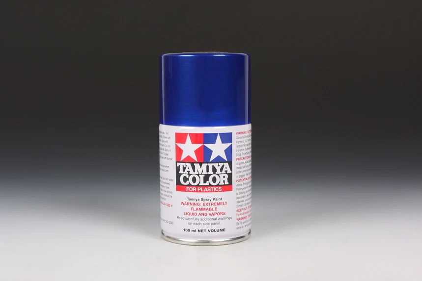 RACING BLUE - Lacquer Spray Paint 100ml (For Plastic Models) TS-51 [Tamiya] 85051 - Image 2