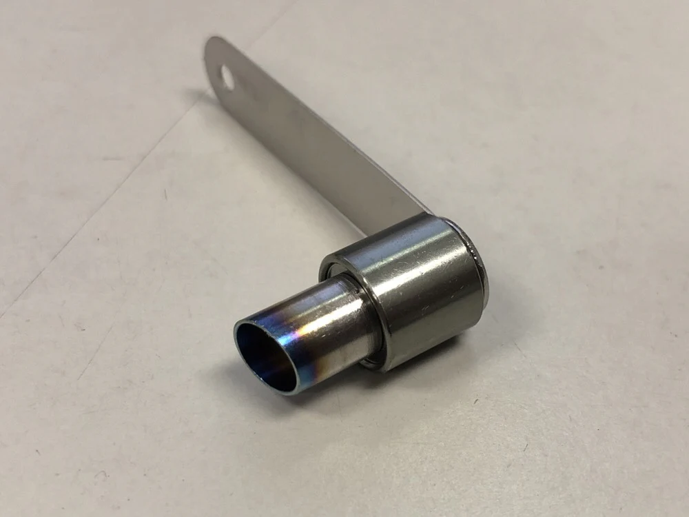 RACING MEDALLION - 8mm Titanium Burnt Tip (Slant Cut) - 11mm Muffler (Straight Edge) EXHAUST [Usukani] 514b - Image 5