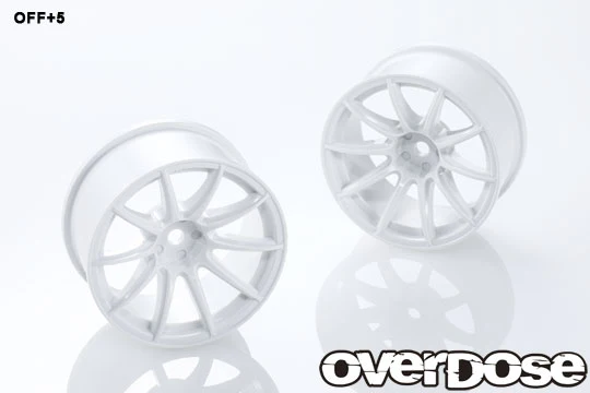 RAYS Gramlight 57Transcend 5mm - 7mm Rims (WHITE) [Overdose] OD2875 OD2876 57 Gram Light Transcend - Image 2