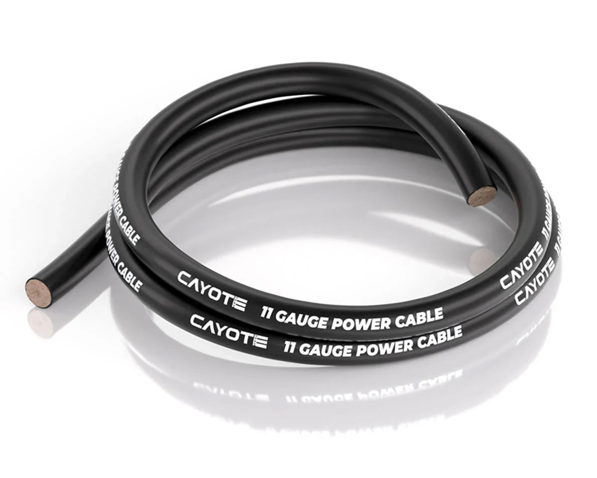 RC Crest Thin-Wall Silicone Wire 11-13 AWG (1 Meter) [Cayote] CYECW05