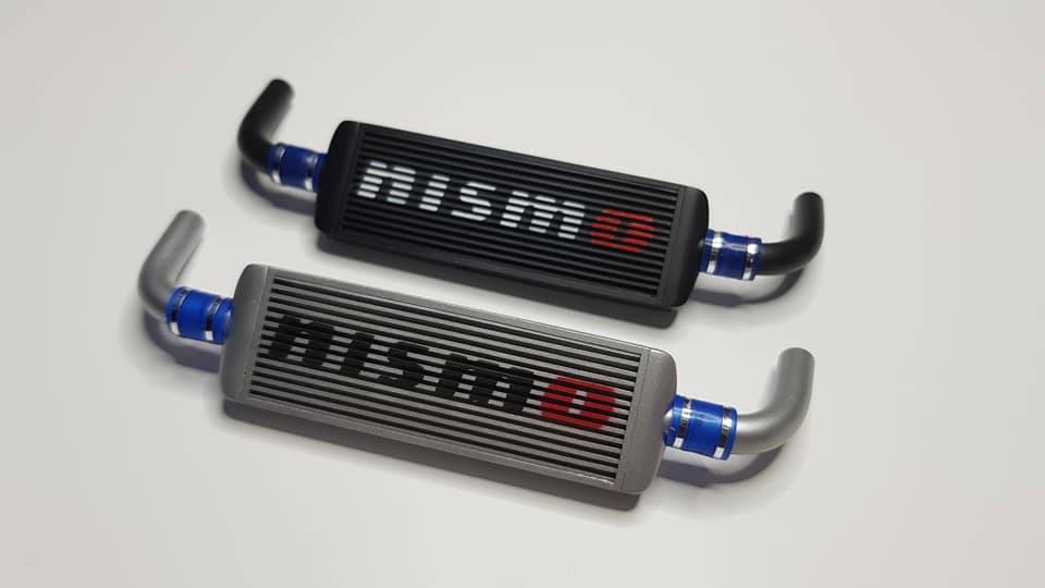 Realistic Scale 1-10 Intercooler w- NISMO Logo [Shogun Works] SILVER or BLACK