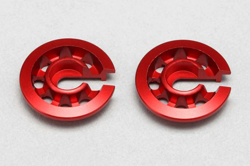RED Aluminum Front Spring Cup for SD RD MD YD [Yokomo] Y2-S3SRA