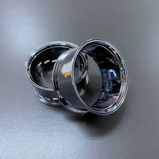 Rim Type-01 Chrome Black (Gun Metal) LIP for Super-Rim (2 pc) [Tetsujin] TT-7680