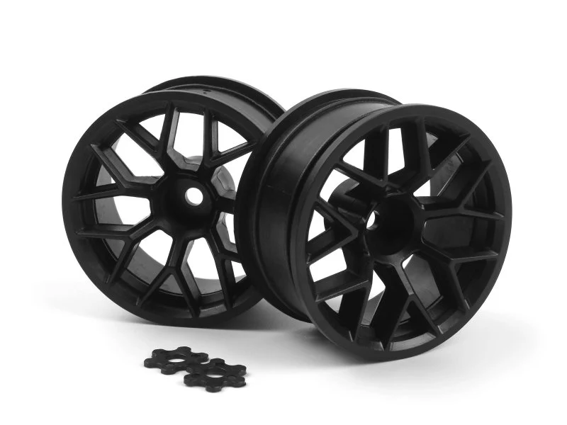 RTR Tech 7 - Black 1-10 Rims - 6mm / 9mm [HPI] 160400 160368 - Image 4