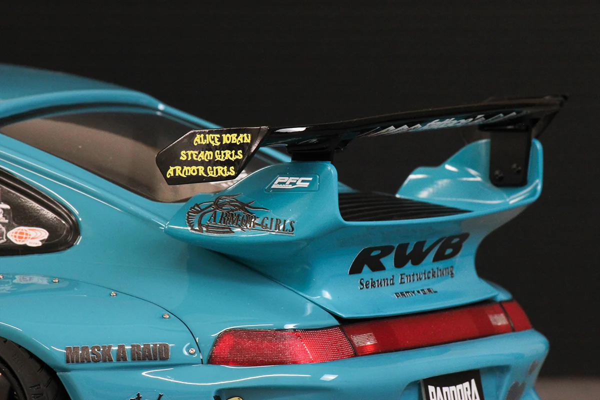 RWB 993 Porsche - TYPE (RAUH-Welt BEGRIFF) 1-10 RC Body Shell [Pandora] PAB-3210 - Image 2