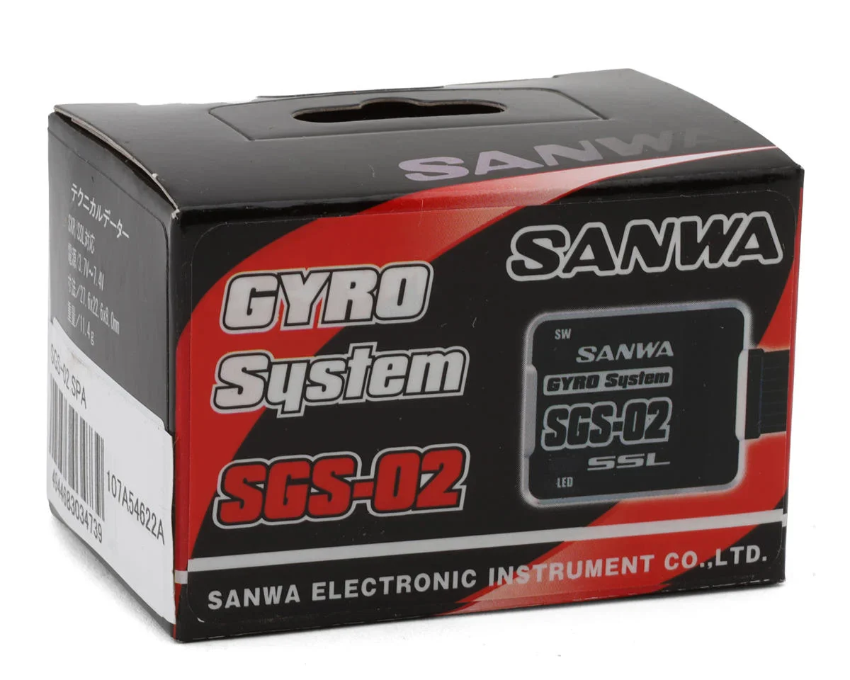 SGS-02 Ultra Smooth Drift Control Gyro System (Black) [Sanwa] 107A54622A - Image 2