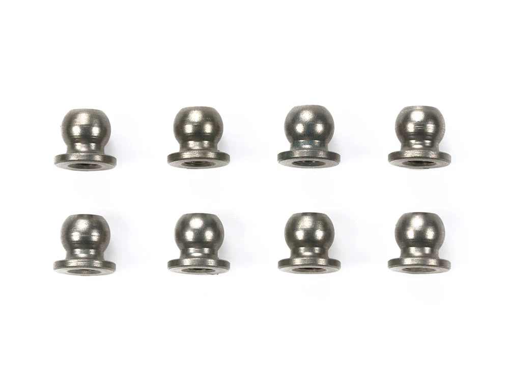 SHORT BALL NUT 4.8mm (8pc) - Damper Ball Connector Nuts [Tamiya] 42323