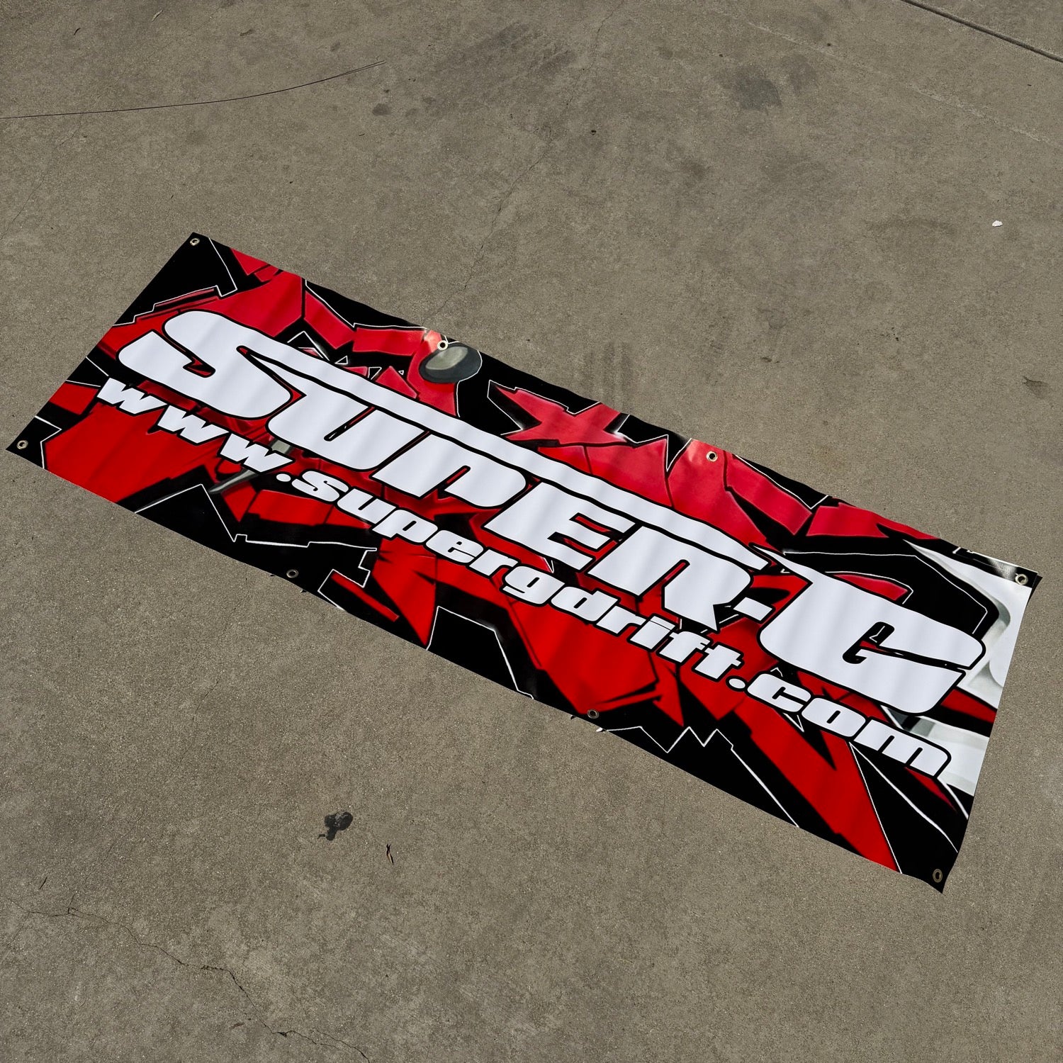 Super-G (Graffiti Background) Banner - 6ft x 2ft [Super-G] BANNER-6x2-GRAF