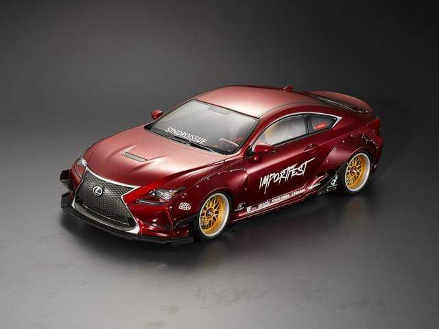 Toyota Lexus RCF (RC-F) 205mm Widebody 1-10 Body Set (w- Wing, Mirrors, Buckets) COMBO (BODY KIT + BODY) [Killerbody] 48659 + 48627